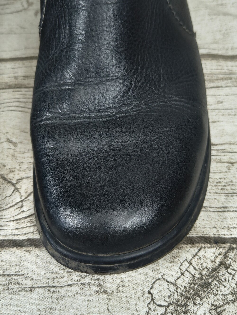 Dr Martens Lette Black Leather Slip On Chelsea Boots Women Size 9 - Picture 3 of 9